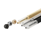 빈 둥근 금속 드립 팁 D5-A 3.7v 세라믹 CBD 처분할 수 있는 Vape 펜