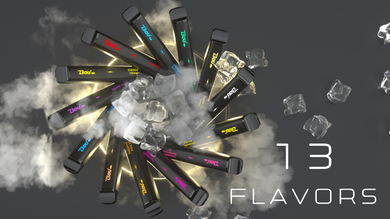 BOU 바 SMOK 버릴 수 있는 3000 퍼프 증발기 10 밀리람베르트 e-액체 1350 mah 배터리 담배