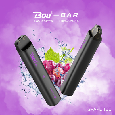 BOU 바 SMOK 버릴 수 있는 3000 퍼프 증발기 10 밀리람베르트 e-액체 1350 mah 배터리 담배
