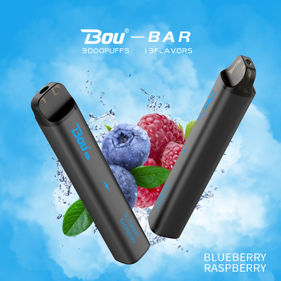 유동적인 BOU 바 5% 소금 니코틴 버릴 수 있는 전자 담배 3000 퍼프 10Ml Ｅ
