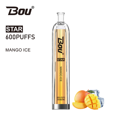 새로운 Ｅ Cigs 보우 스타 IGET은 1.5 옴저항과 600 퍼프를 기화시킵니다