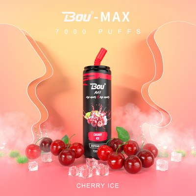 유형 C 충전식 Bou Max Iget Diposable Vape 7000 퍼프 13가지 맛 650mAh