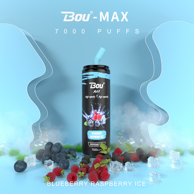 유형 C 충전식 Bou Max Iget Diposable Vape 7000 퍼프 13가지 맛 650mAh