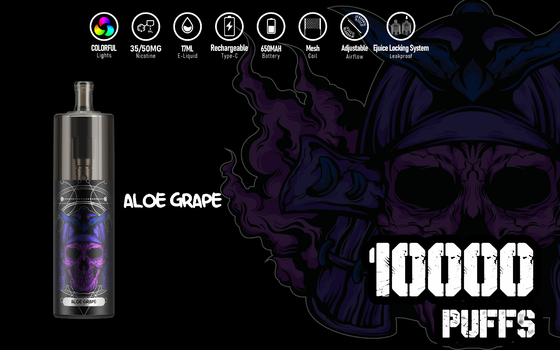 최고 큰 10000 분첩 처분할 수 있는 Vape 장비, KK 에너지 17ml 액체 Epod Vape