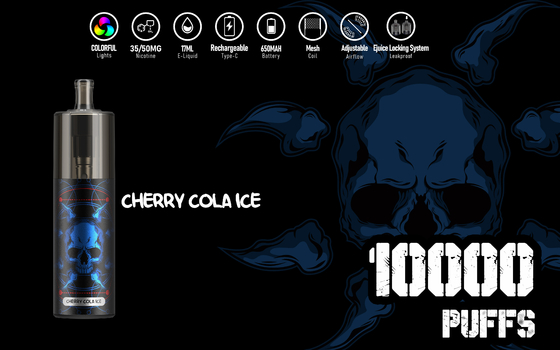 눈에 보이는 창 에너지 10000 분첩 17ml 액체 Epod Vape E Cig KK 10 풍미