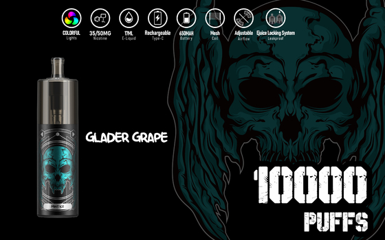 Energy 10000 퍼프 650mah 배터리 Epod Vape E Cig KK 10가지 맛