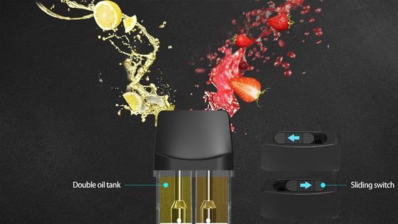 Cbd 스크 1+1 Ml 듀얼은 버릴 수 있는 280 Mah 레샤르게브에일  무연성 불연성 담배를 맛을 냅니다