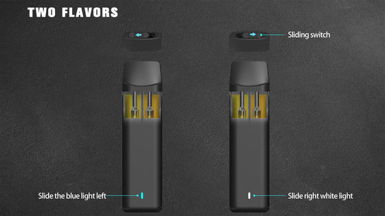 Cbd 스크 1+1 Ml 듀얼은 버릴 수 있는 280 Mah 레샤르게브에일  무연성 불연성 담배를 맛을 냅니다