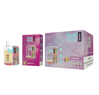 고급 품질과 10Ml E-유동적 버릴 수 있는 랜드텀 담배 유오토 4600 퍼프