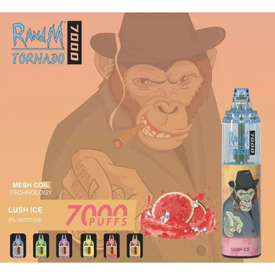 맞춘 14ML RADNM 일회용 증발기를 기화시킵니다 7000 퍼프 45 풍미 Ｅ 여송연