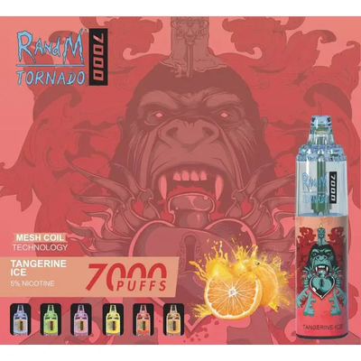 맞춘 14ML RADNM 일회용 증발기를 기화시킵니다 7000 퍼프 45 풍미 Ｅ 여송연