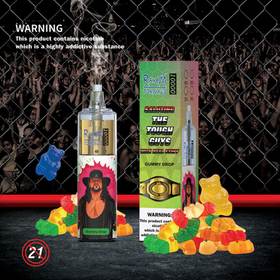 100% 오리지널 20ml Fumot RandM 토네이도 10000 펌프 일회용 Vaping Pen 24 컬러