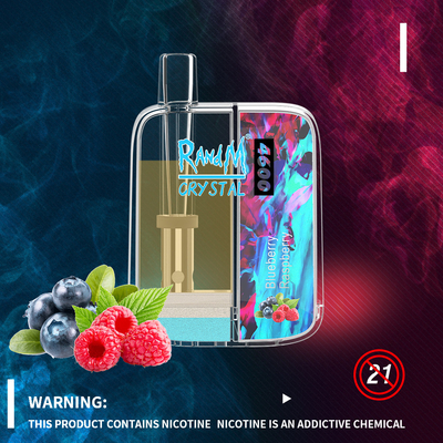 호리호리한 박스 일회용은 랜드텀 크리스탈 4600 퍼프 10ML 프리미엄 가지고 다닐 수 있는 증발기를 기화시킵니다