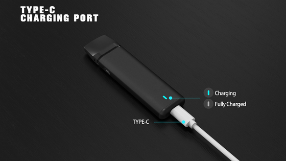 2 밀리람베르트 4*2.0 밀리미터 개구 1.4 옴저항 CBD는 펜 280mAh 재충전이 가능한 버릴 수 있는 포드를 기화시킵니다