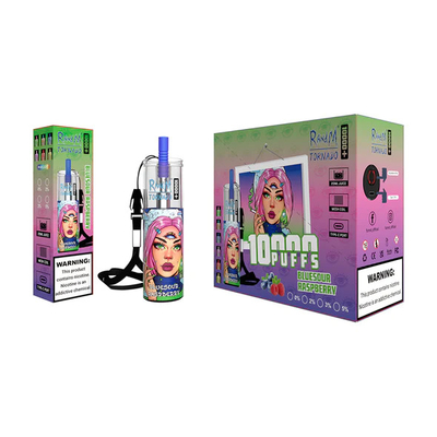 5% 니코틴 20ml 액체 용량 과일 얼음 주스 맛있는 14 맛 Fumot 토네이도 10000 펌프 플러스 일회용vape