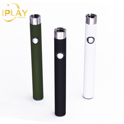 Cbd Thc 카트리지 배터리 버튼 B9 Vaping 배터리 510 스레드 2.7-4.1 V 350 Mah 충전 배터리