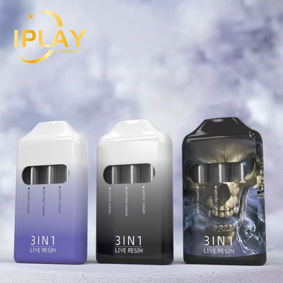 최신 신제품 3인1 3ml 용량 1회용 포드 와이프 카트리지는 마이크로 USB 충전 포트