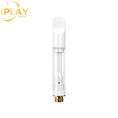 도매 CBD THC D8 오일 카트리지 평면 둥근 지르코니아 포스트 0.5ml 1ml 카트리지