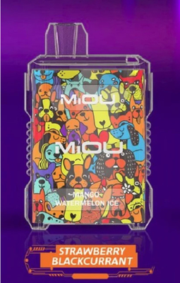 Miou Box E CIGS Mesh Coil 15ml E 액체 일회용 바이프 8000 펌프 650mAh 재충전 10 맛
