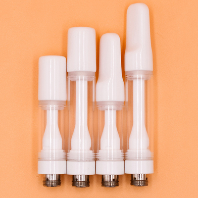 전체 세라믹 무연 510 CBD Vape 카트리지 비어 있음 0.5ml 1ml