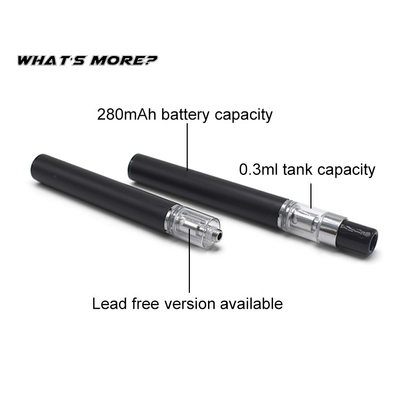최고 충전 280mah 배터리 0.3ml 미니 cbd vape 펜 D7 일회용 빈 cbd 오일 펜
