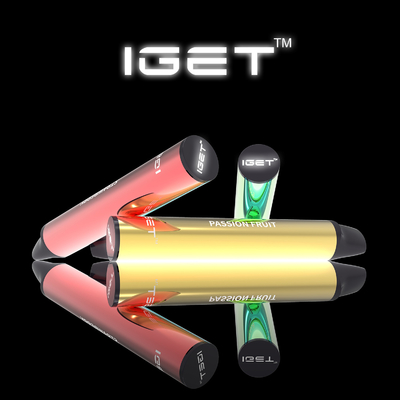 고품질 전자 담배 600 퍼프 2.4ml Iget Shion 일회용 Vape 펜