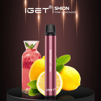 콜라 얼음 IGET SHION 처분할 수 있는 Vaping 장치, 600 분필 주문 증기 담배