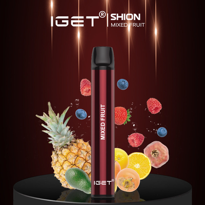 콜라 얼음 IGET SHION 처분할 수 있는 Vaping 장치, 600 분필 주문 증기 담배