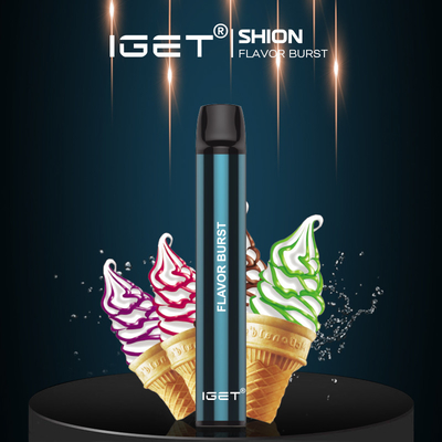 콜라 얼음 IGET SHION 처분할 수 있는 Vaping 장치, 600 분필 주문 증기 담배