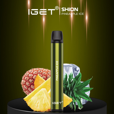콜라 얼음 IGET SHION 처분할 수 있는 Vaping 장치, 600 분필 주문 증기 담배