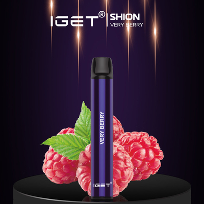 콜라 얼음 IGET SHION 처분할 수 있는 Vaping 장치, 600 분필 주문 증기 담배