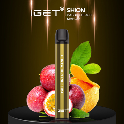 콜라 얼음 IGET SHION 처분할 수 있는 Vaping 장치, 600 분필 주문 증기 담배