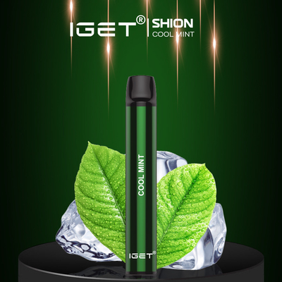 콜라 얼음 IGET SHION 처분할 수 있는 Vaping 장치, 600 분필 주문 증기 담배