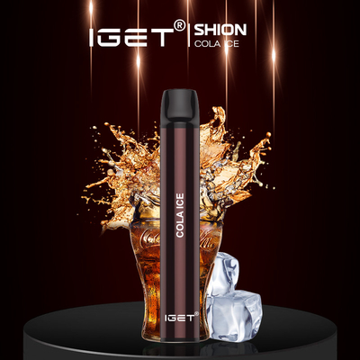 무성한 얼음 Nic 소금 일회용 Vape Cbd 펜 600 퍼프 2.4ml Iget Shion