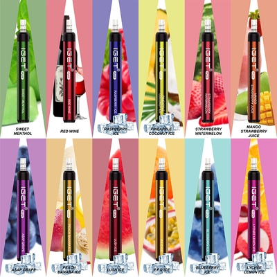 650mAh IGET Vape 일회용 미니 전자 담배 1200 퍼프 4.8ml