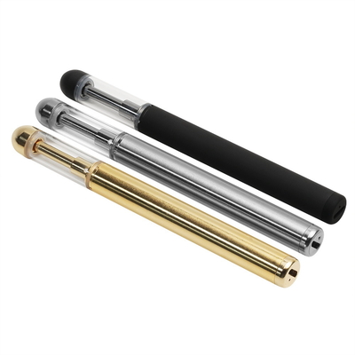 금속 둥근 끝 CBD 처분할 수 있는 Vape 펜 세라믹 코일 난방 0.5ml 유리제 탱크