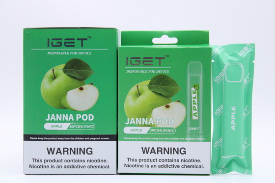 리치 아이스 IGET Vape 일회용 니코틴 포드 450 퍼프
