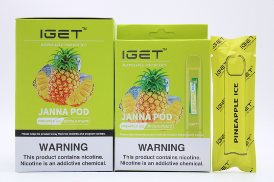 리치 아이스 IGET Vape 일회용 니코틴 포드 450 퍼프