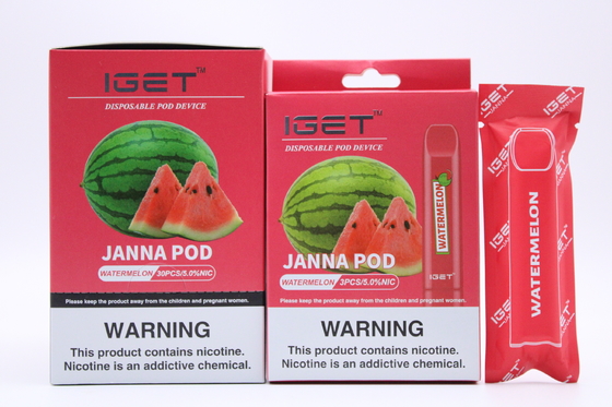 리치 아이스 IGET Vape 일회용 니코틴 포드 450 퍼프