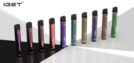 도매 담배 IGET Vape IGET 1800 XXL 900mah 배터리 일회용 니코틴 Vape