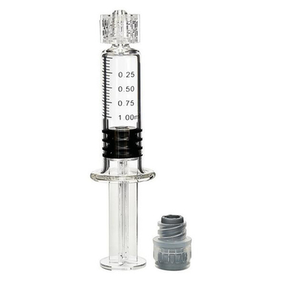 CBD THC DELTA8 기름 유리제 주사기, IPlayecigs Luer Lock 주사기 1ml
