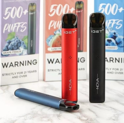 호주에서 인기 IGET Vape IGET Nova 350mah 배터리 6% 니코틴 Vape 스타터 키트