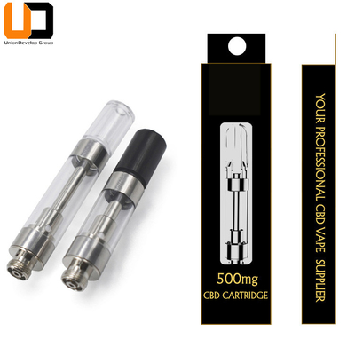 수직 세라믹 1.4ohm 0.45ml CBD Vape 카트리지 분무기