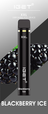 일회용 XXL 1800f 7.0ml IGET Vape 일회용 30 풍미 연기 펜