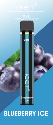 일회용 XXL 1800f 7.0ml IGET Vape 일회용 30 풍미 연기 펜