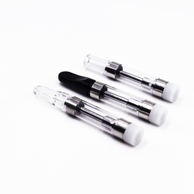 도매인 OEM 색 플라스틱팁 510 스레드 CBD 카트리지 1 밀리람베르트는 카트리지를 기화시킵니다