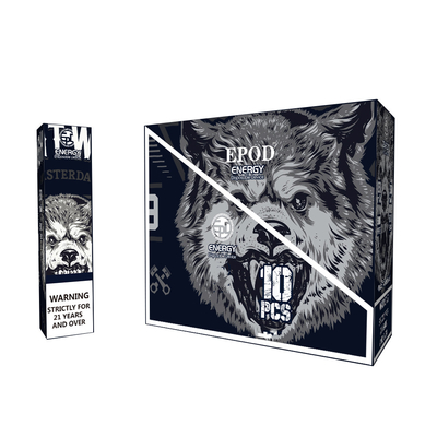 재충전이 가능한 Ｅ 담배 에포드 에너지 맥스 5000 퍼프 12 풍미 12ML 5% 니코틴