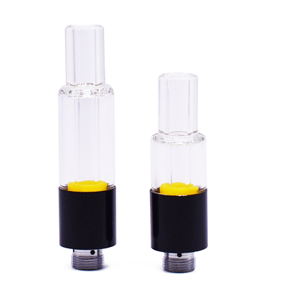 누설 증거 농유 델타 8 세라믹 코일 가열 글라스 비어 있는  2*2.0mm 블랙홀 Cbd 오일은 카트리지를 기화시킵니다