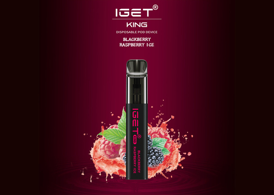 9가지 맛 2600 퍼프 IGET Vape 일회용 포드 8.5ml 6.0% 니코틴