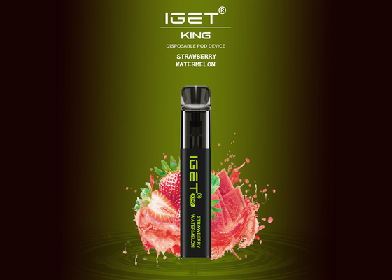 9가지 맛 2600 퍼프 IGET Vape 일회용 포드 8.5ml 6.0% 니코틴
